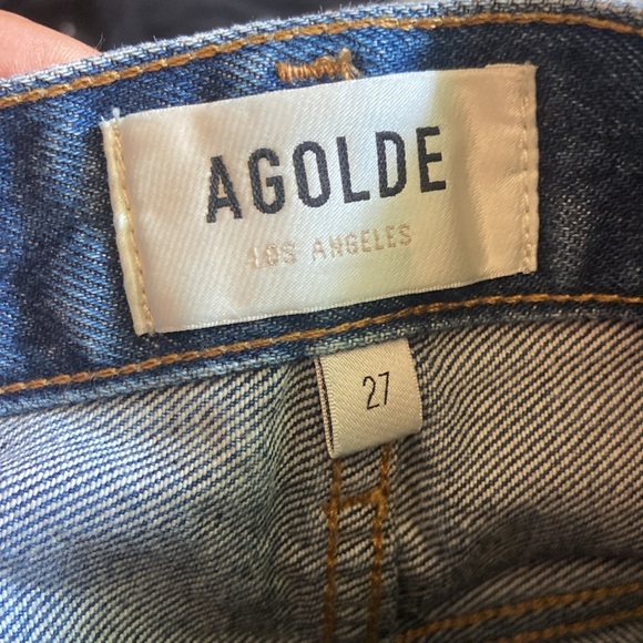 AGOLDE Parker Vintage Cut Off Short Lowkey Sz 27 100% Organic Cotton A026C-1141 - Picture 5 of 6